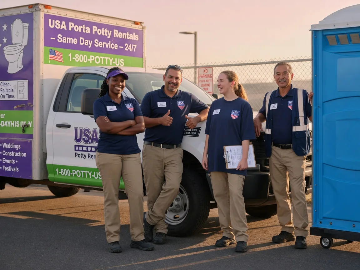Porta Potty Rental company in Hydesville, CA